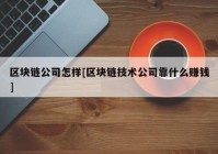 区块链公司怎样[区块链技术公司靠什么赚钱]